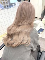 サンクプロジェクト(cinq PROJECT)&nbsp;原宿韓国顔まわりミルクティーベージュミルクティーグレージュ