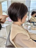 【50代・60代奈良】艶ショートボブ/髪質改善／ミセス/白髪ぼかし