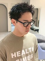 メンズサロンオー 宮崎(Men's salon O.)&nbsp;スパイキーショート 刈り上げ 短髪 ビジネスヘア メンズカット