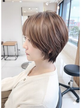 ダブルアール(RR MEN'S SALON) イメチェン/ピンクベージュ/アンブレラカラー/前髪/由比ヶ浜