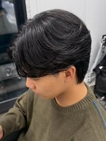 エルマーク メンズパーマ 樟葉(L-MARK) センターパート/フェザーパーマ/カルマパーマ/men's
