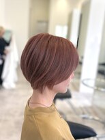 トップスタイル シズオカ(TopStyle SHIZUOKA)&nbsp;ダブルカラー　コーラルピンク