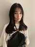 【透明感とツヤを同時に】カット+カラー+サービスTR¥11600