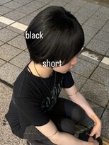 ソファ ヘア 仙台(Sofa) black short
