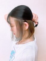 シエ バイ ケンジ 湘南台(sie by KENJE)&nbsp;ダークパープル/ナチュラルショート/夏のヘアアレンジ/湘南台