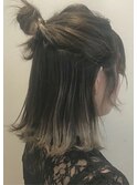 オシャレな裾カラー