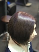 ゾーマ(ZOUMA) ダークグレージュ ショートボブスタイル