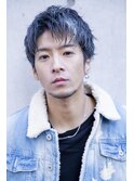 【MEN’S HAIR】サイドグラデーションシルバーカラー