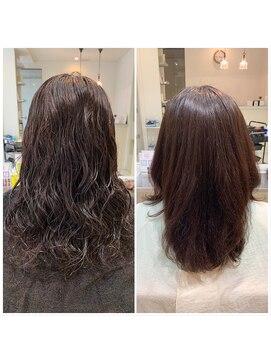 ヘアメイク ルエル(Hair Make Ruelle) 毛先のクセは残したオーダーメイド縮毛矯正