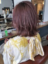 ロティー(loty)&nbsp;【福岡今泉loty赤星雄介】切りっぱなしボブ×ピンクベージュ