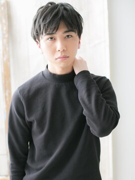 モッズヘア メン 新所沢店(mod's hair men) マットな質感◎黒髪ニュアンスマッシュ束感カットC