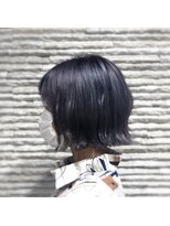 ビス リアン 川口店(Vis lien)&nbsp;切りっぱなしボブ/外ハネ/ブルージュ／パープル／大人可愛い