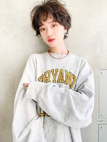 メーヴェ(Mowen) mowen 南堀江 クールショート×ラベージュ×艶髪