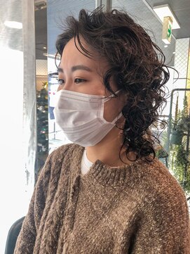 ヘアーアンドメイク ビス(HAIR&MAKE bis) くるくるパーマ×ショート☆