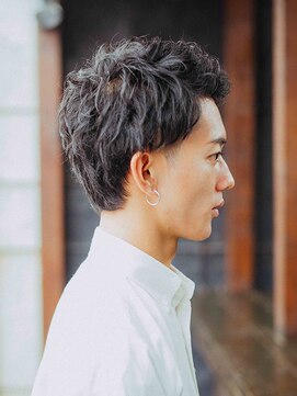 プロデュース 堀ノ内店(Produce) かりあげないアップバングスタイル