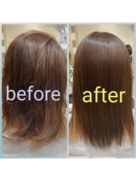 ランプヘアー(LAMP HAIR) 目を引く後ろ髪×髪質改善でひときわ目立つ揺れるキレイ髪女子