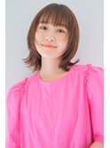 くびれ大人ショートウルフ/ショコラブラウンこなれ感<青山>