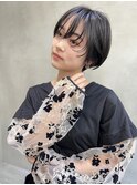【kate 大宮】地毛風暗髪ショート×顔まわりレイヤー