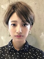 ロビー 表参道(ROBBY)&nbsp;大人ショート/ひし形シルエット/前髪長め/耳掛け30代・40代