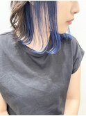 クリアブルー/インナーカラー