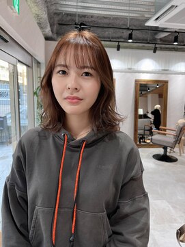 アドア 横浜(ADORE) 【ADORE横浜】くびれヘア×ミルクティーベージュ