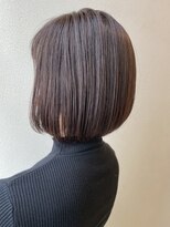 オウルヘアー(Owl hair)&nbsp;大人の内巻きボブ/シンプルボブ/白髪染め/ベーシックブラウン