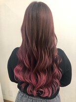 クプア 柏(kupua)&nbsp;エアリーロング/切りっぱなしボブ/ピンクブラウン/美髪[柏駅]