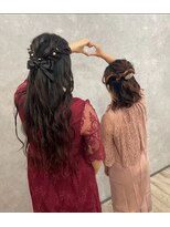 《ハーフアップ》