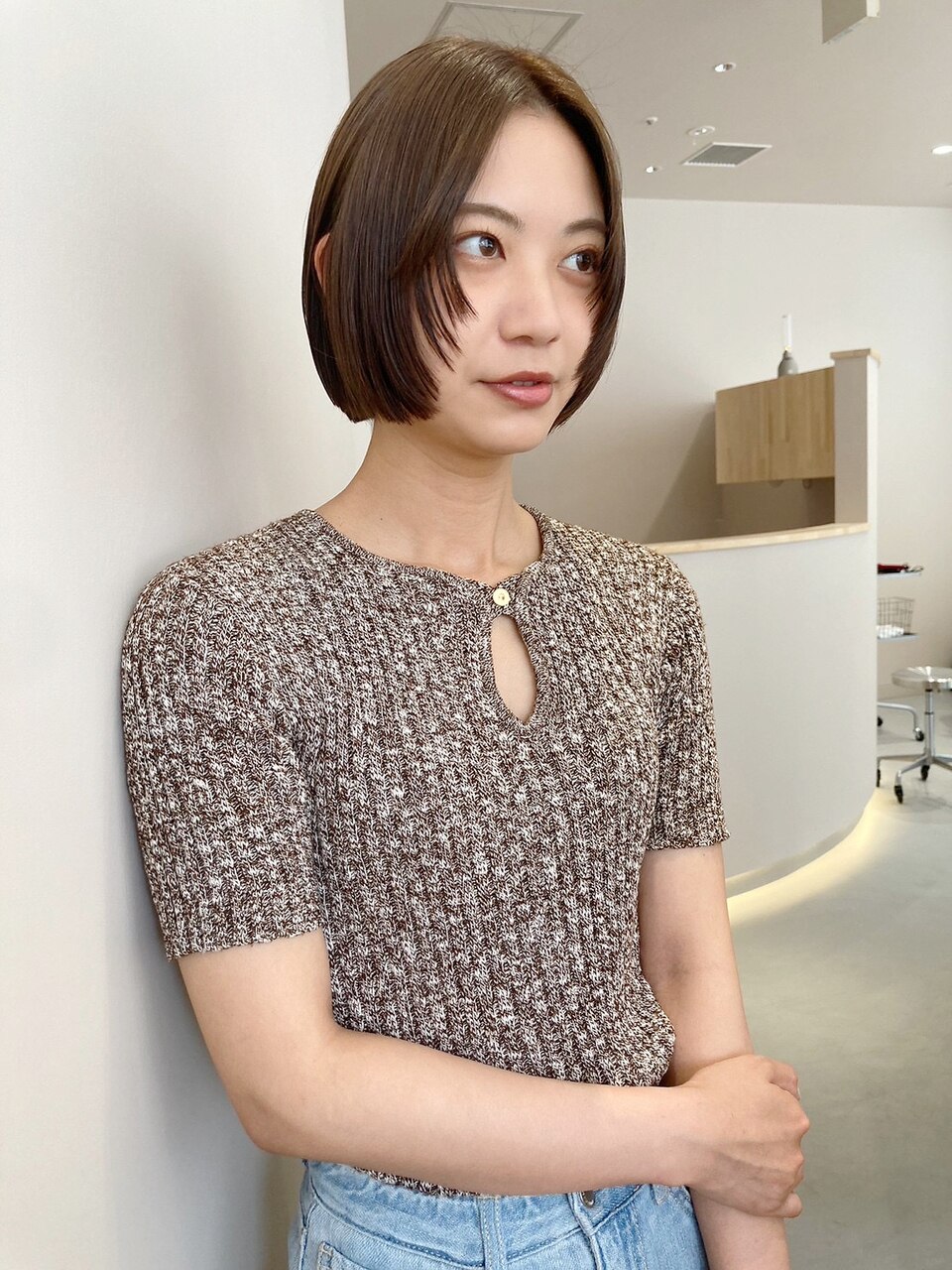 指名なし予約☆ カット ＋透明感 カラー ＋3step トリートメント　