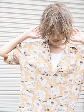 アンジェロ カリノ(Angelo Carino) 抜け感が可愛い＿BOB＿ミルクティーベージュ☆