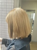 アーチフォーヘアー(a rch for hair) ハイトーンボブ◎ミルクティーベージュ