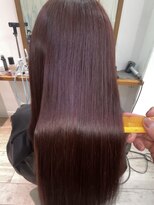 アップ(A+hair) 縮毛矯正髪質改善ハイライトレイヤーカット酸性ストレート