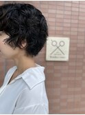 くしゃっとパーマ/ショート【堺市/浅香山】