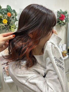 ヘアー アピッツ(hair a p i t s) イヤリングカラー♪