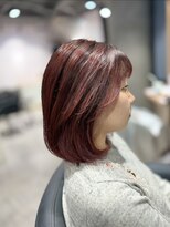 リーオオサカ(Lee Osaka)&nbsp;【Lee大阪店】レイヤーボブ×レッド/新出