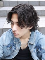 インフィニス 恵比寿(Infinis) 波巻きツイストスパイラルウルフセンターパートスペインカール