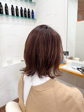 ヘアサロン リーフ(Hair Salon Leaf) ボルドーブラウン