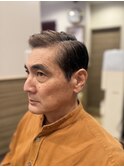 40代50代大人オシャレビシッと決める七三アイロンパーマ