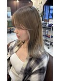 シアーベージュ×ホワイトベージュ