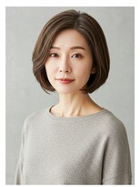 アーツリタ 町田(arts lita) ★明るい白髪染めエアリーボブ