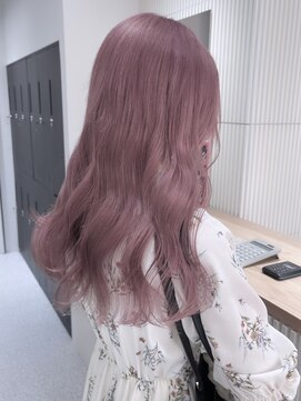 ペレ 渋谷(PELE) ホワイトグレージュ/デジタルパーマ/チェリーブラウン/渋谷