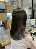 艶髪ストレートアッシュブラウン