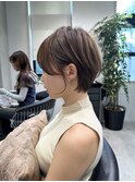 ショート/ハイライトカラー/白髪/白髪ぼかし/くびれヘア/大宮