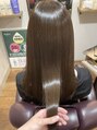 チアー ヘアリラクゼーション 富雄店(cheer HAIR RELAXATION) オリーブカラー/艶髪／髪質改善／髪質改善トリートメント