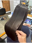 透け感アッシュブラウン×艶髪トリートメント