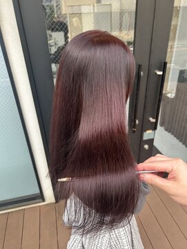アイズ 横浜(IS) ピンクブラウン/ブリーチなし/横浜/髪質改善