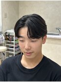 毛流れセンターパート