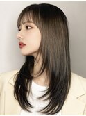 顔周り/レイヤーカット/韓国/酸性ストレート/新越谷/南越谷