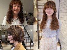 【Stylist 畑段】ig@manaha_nary：くるふわパーマと暖色カラーのスタイルを♪＊個人指名限定クーポンあり