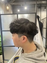 ガイ ラタン ウエスト(GUY lattan west)&nbsp;MEN'S HAIR/スペインカール/刈り上げセンターパート/松戸駅